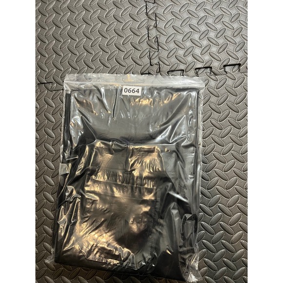 Maeve The Colette Full Length Pants Womens 27 Black Faux Leather Wide Leg - Picture 9 of 9